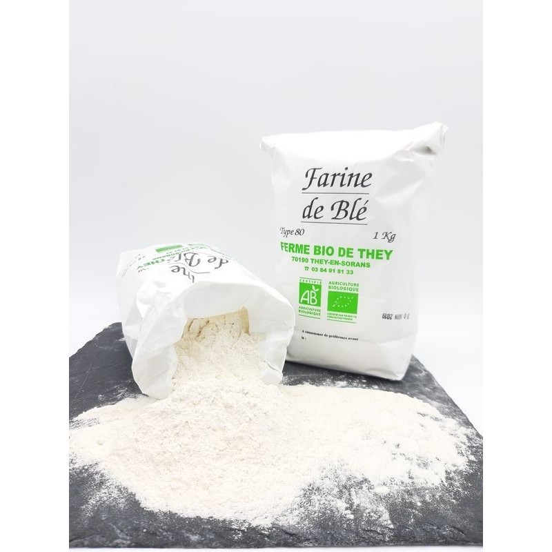 Farine de blé BIO 1 kg  : T 80