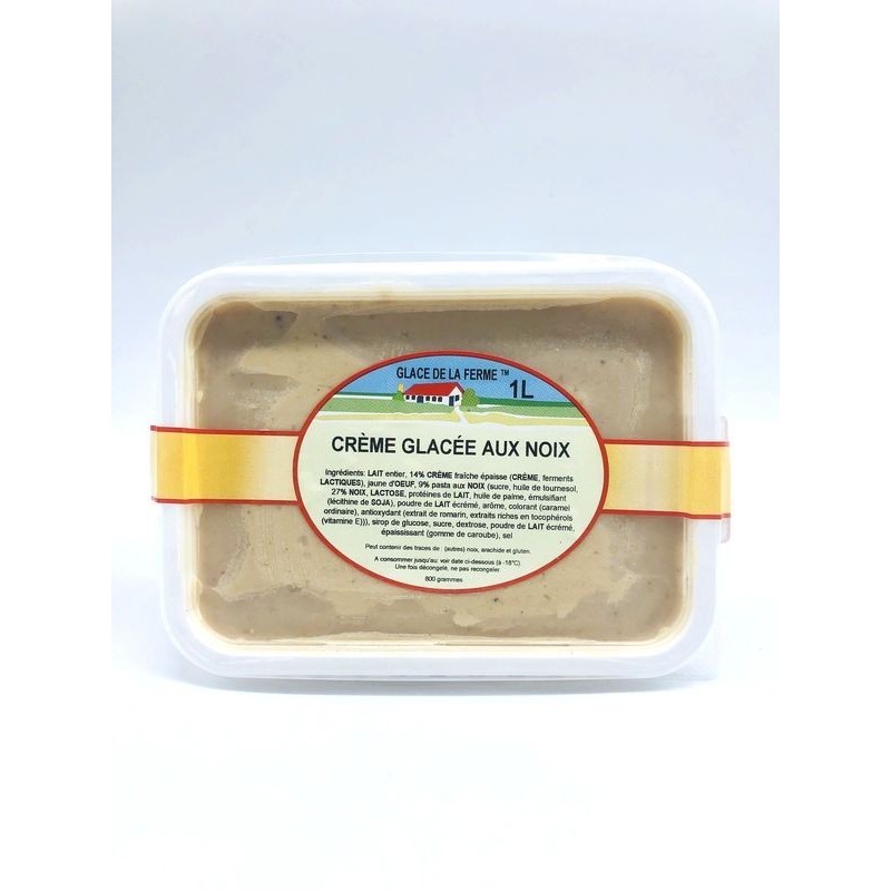 Crème glacée aux Noix