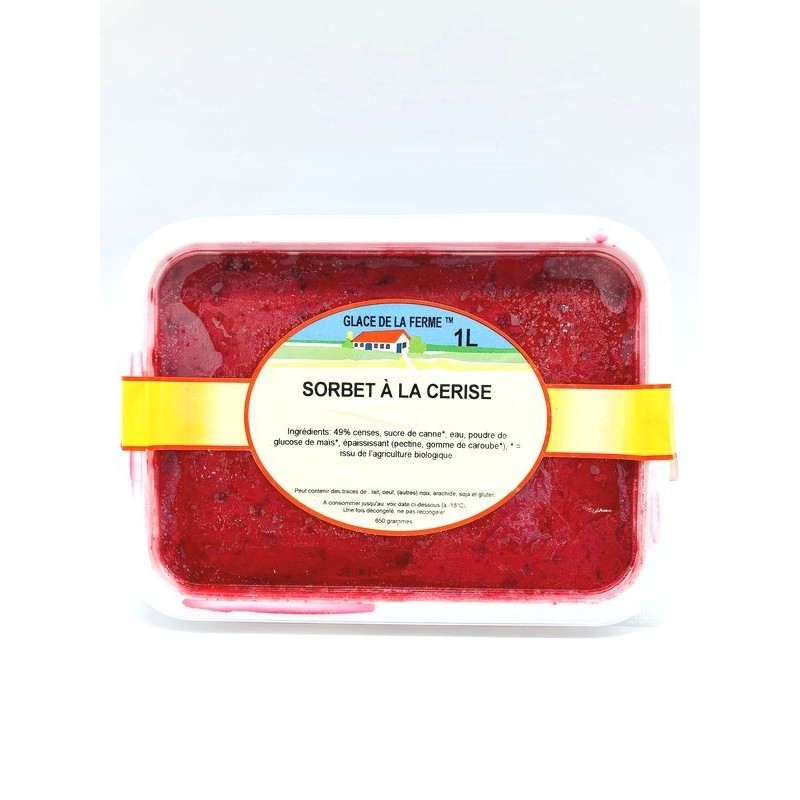 Sorbet à la cerise