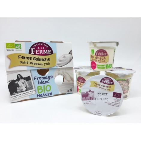 Pack 4 Fromages Blanc BIO...